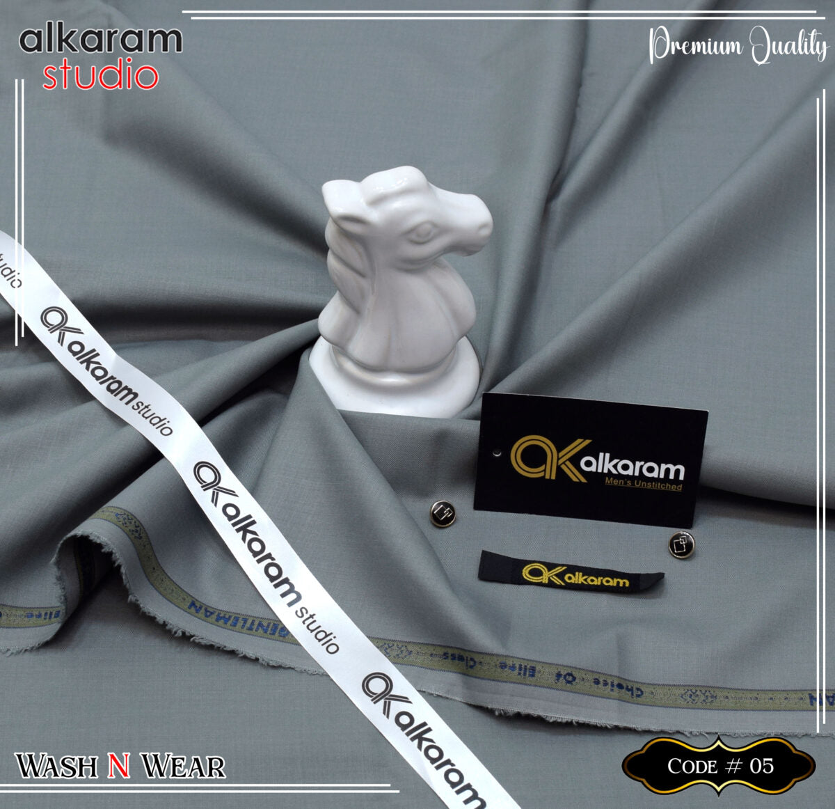 Premium Quality Men’s Wash N Wear AKS-2130