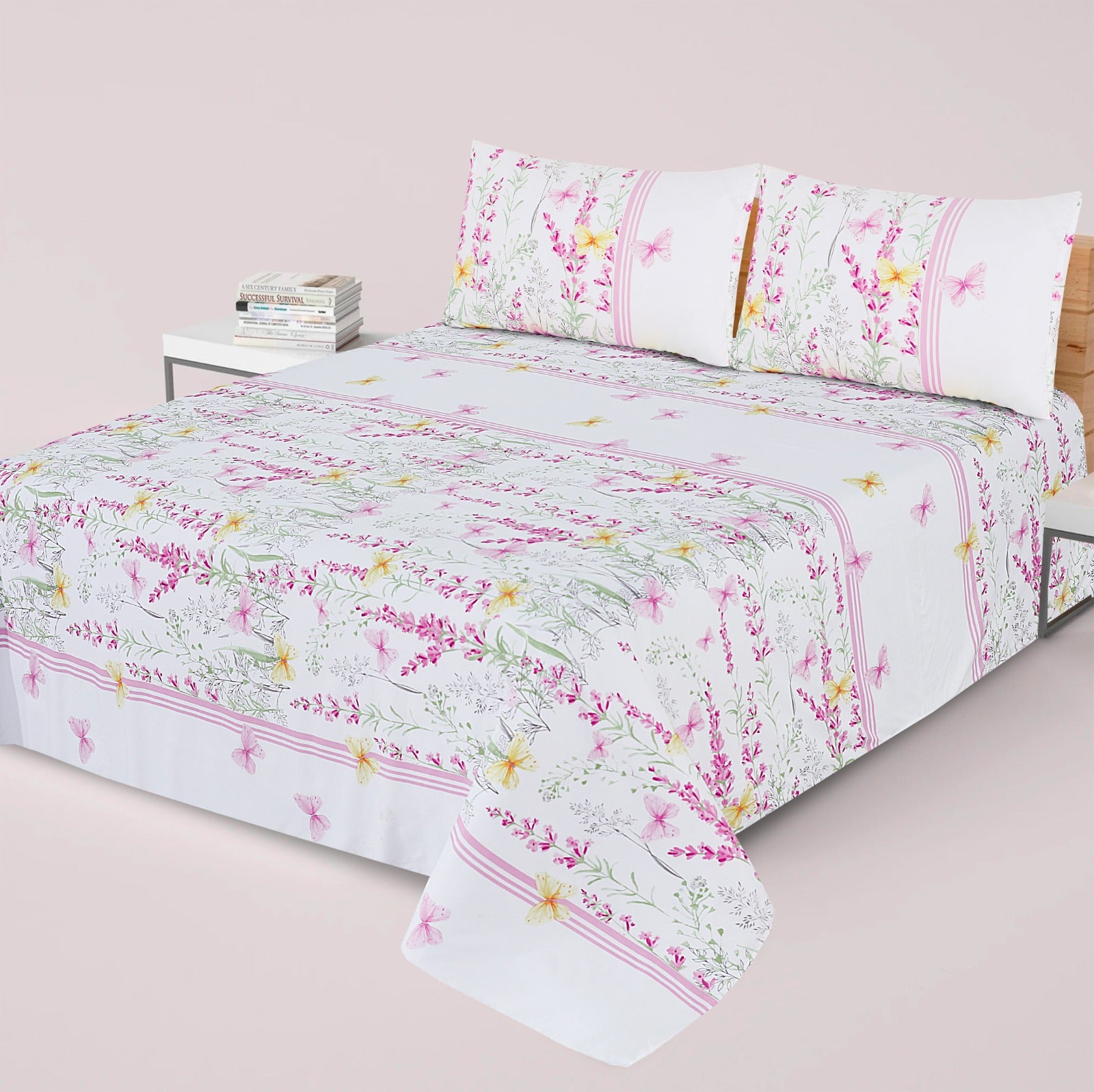 3 Pcs Bed sheet B- 313