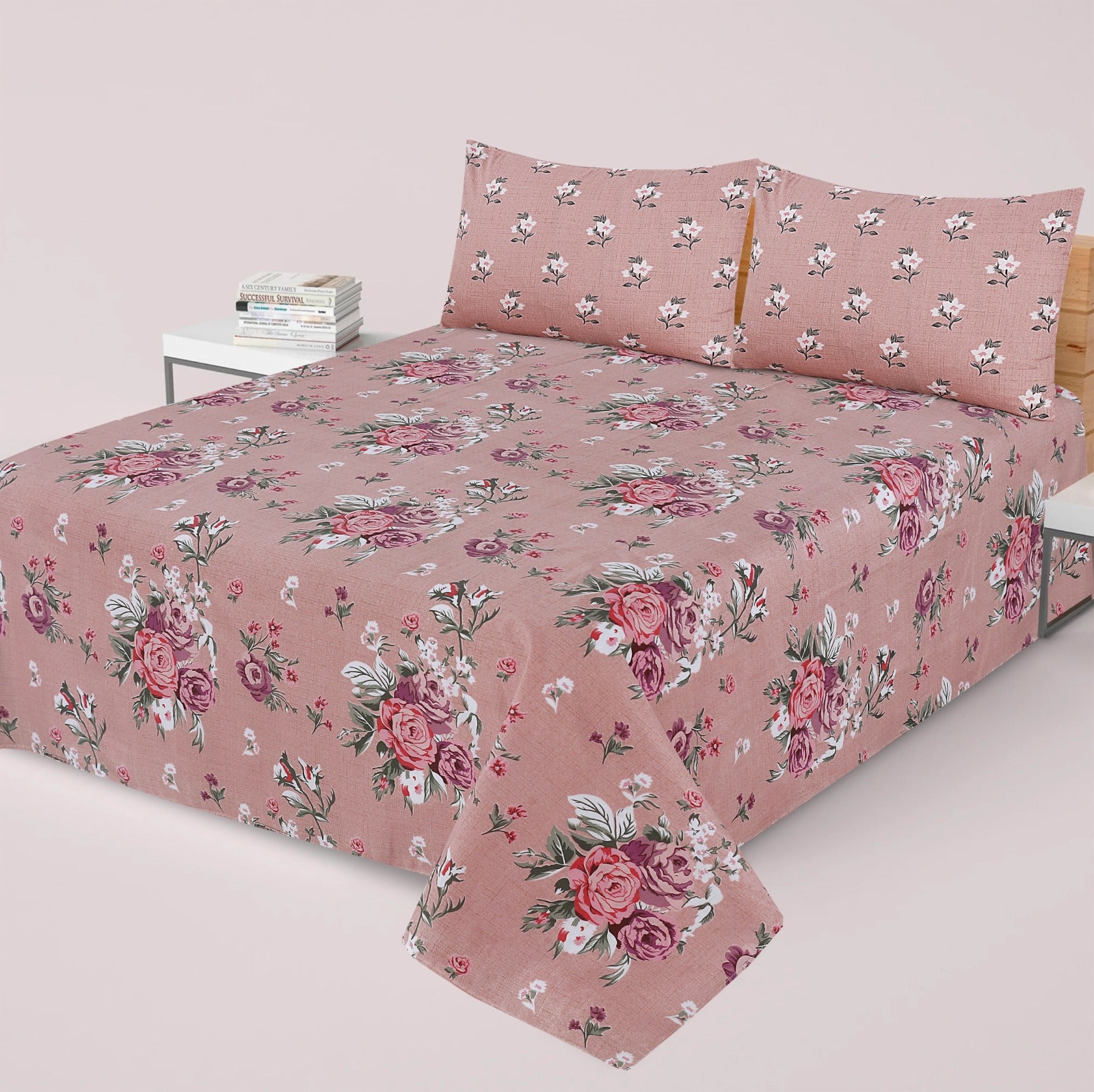 3 Pcs Bed sheet B- 312