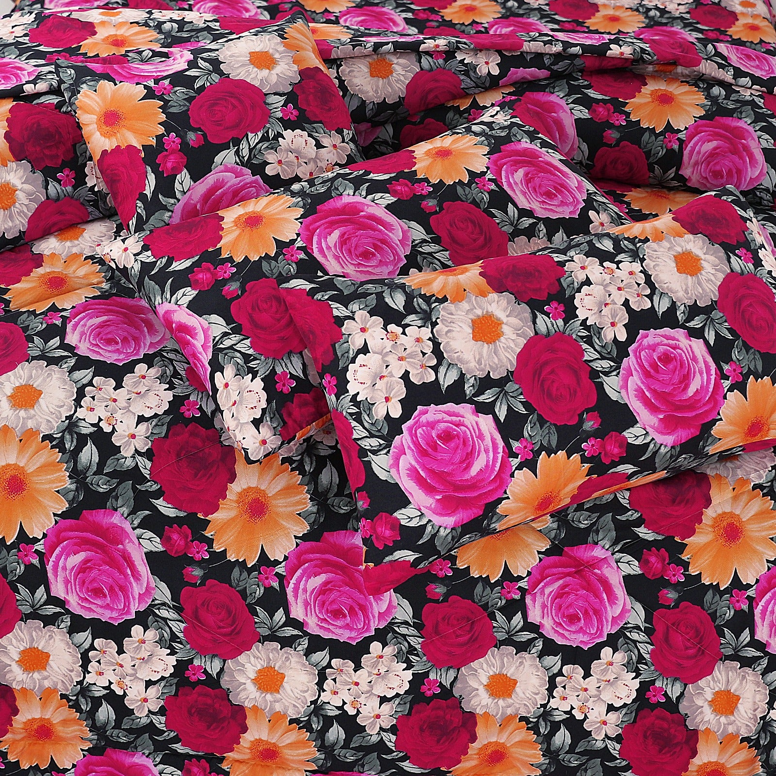 7 Pcs Comforter Set King Size Design KCC  076