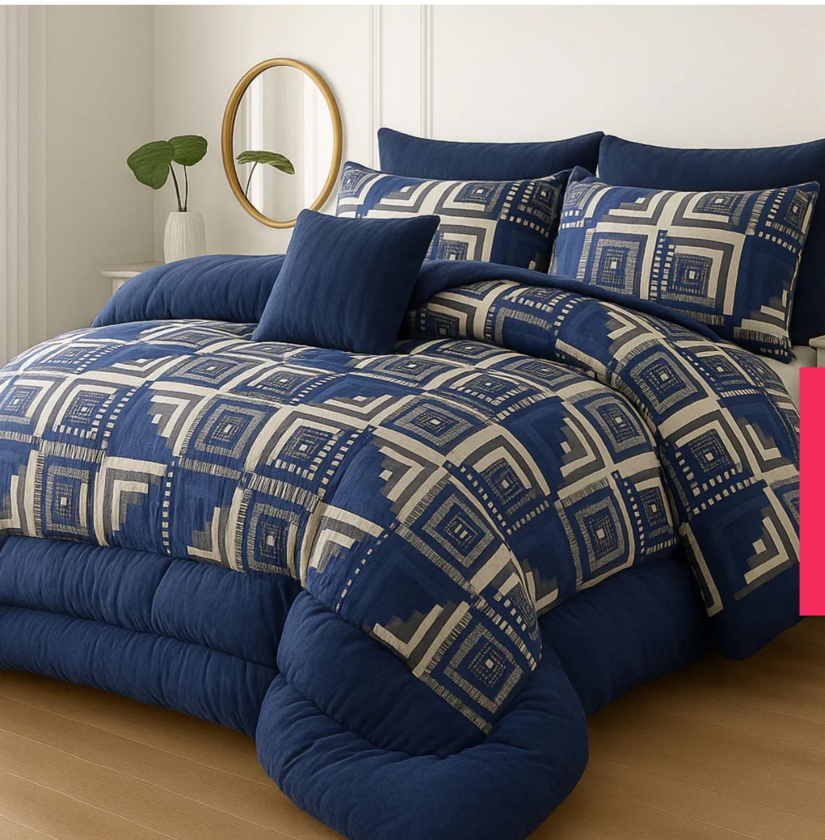 Winter Quilt/Razai Set SH-21 (Heavy polyester Filling)