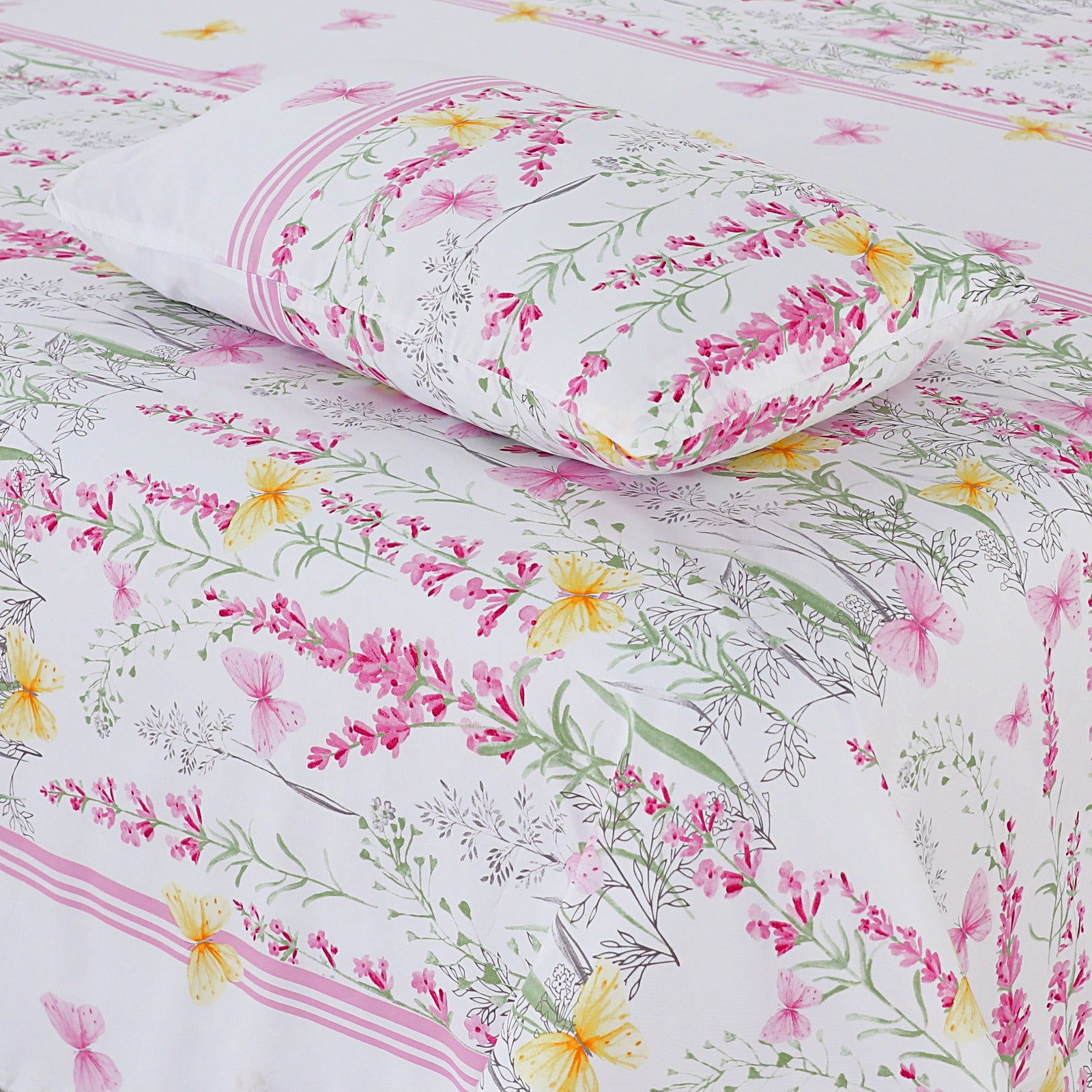 3 Pcs Bed sheet B- 313