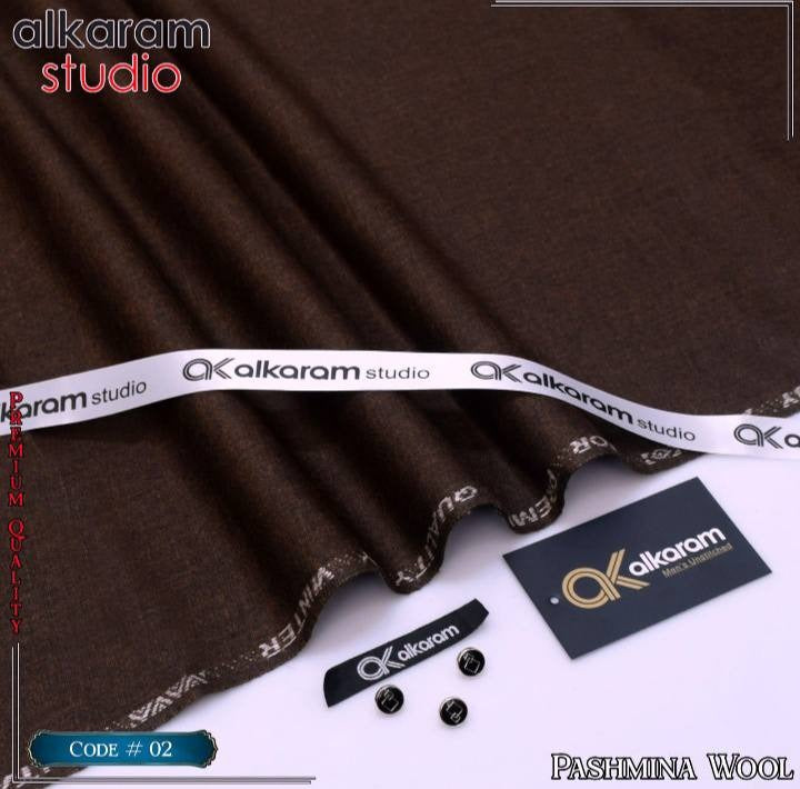Alkaram Winter Unstitch Premium – Soft Pashmina Wool Fabric AKW 520
