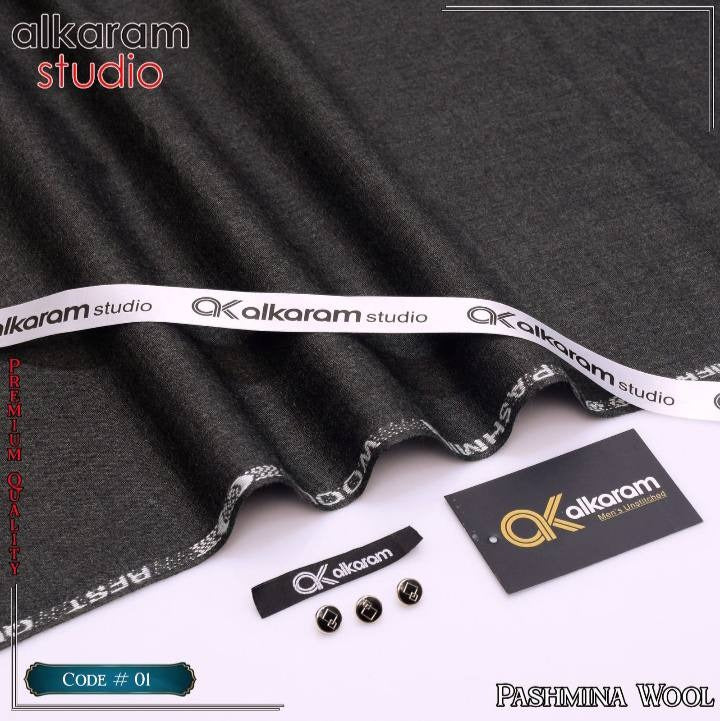 Alkaram Winter Unstitch Premium – Soft Pashmina Wool Fabric AKW 514