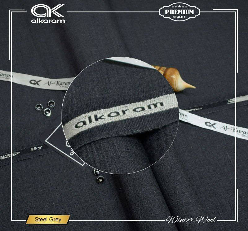 Alkaram Winter Unstitch Premium – Soft Pashmina Wool Fabric AKW 598